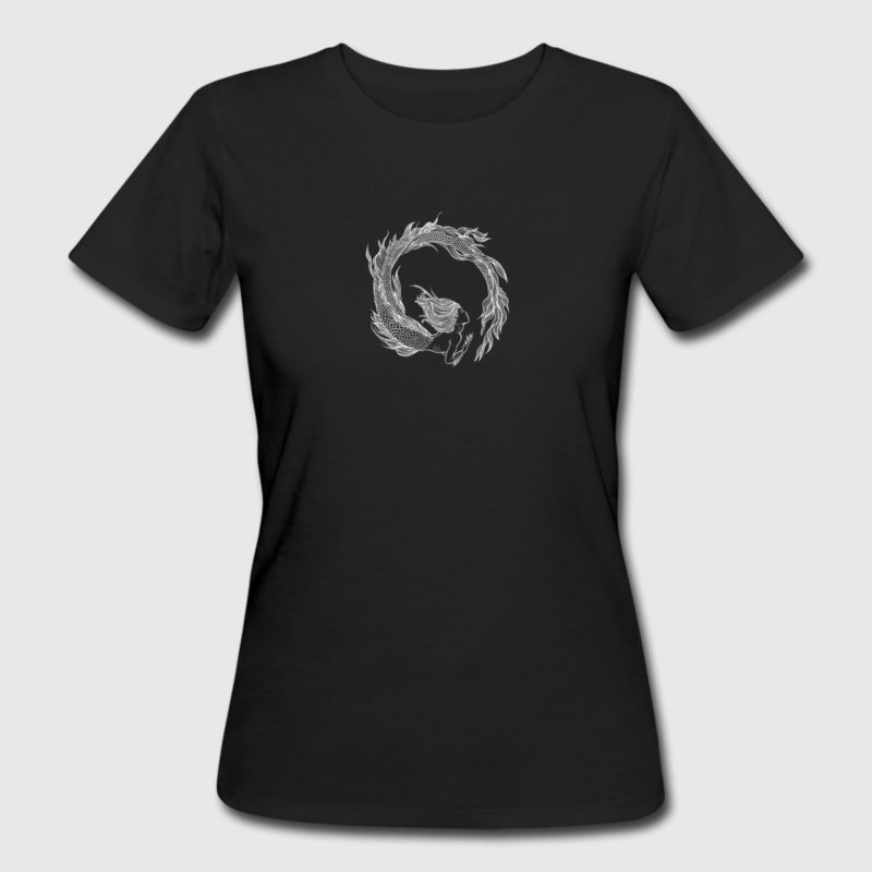 mermaid dive design men and women premium-t-shirt